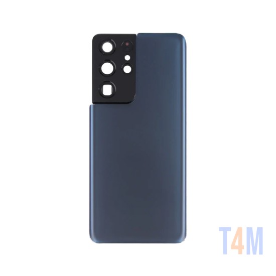 Tapa Trasera+Lente de Camara Samsung Galaxy S21 Ultra/G998 Azul